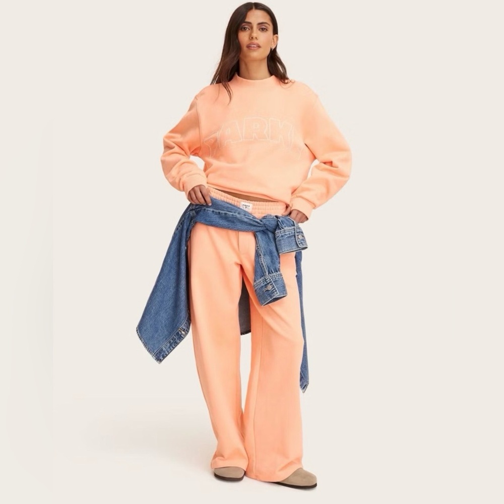 Parke x Target High-Rise Boxer Sweatpants - Peach Orange NWT - Small